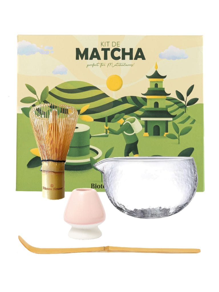 Kit de Ceremonia de Matcha Chawan Vidrio