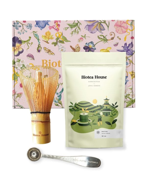 Gift Daily Matcha Organic + Whisk de Bamboo + Cuchara