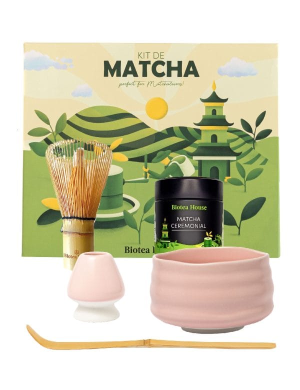 Kit de Ceremonia de Matcha con Chawan Porcelana