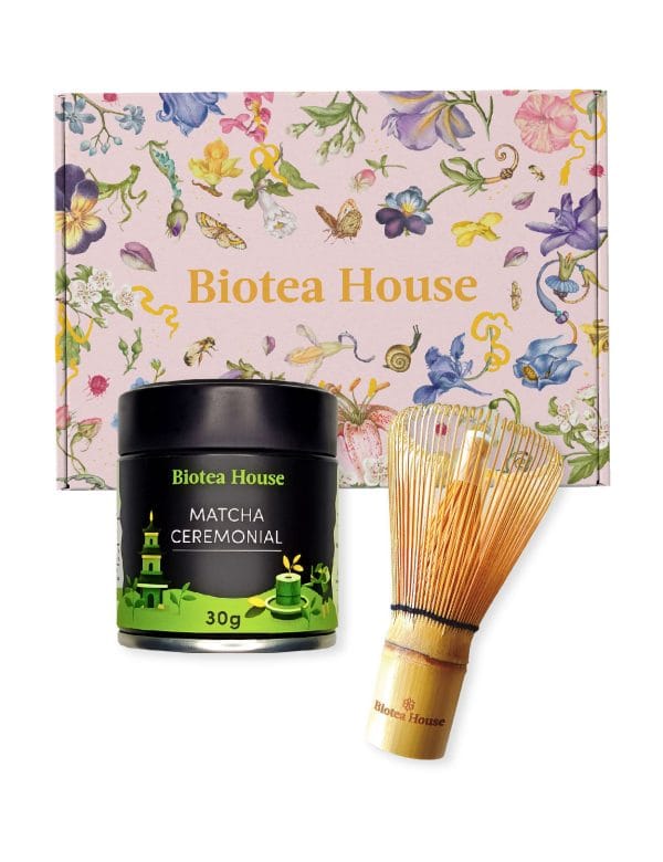 Gift Matcha Ceremonial + Whisk de Bamboo