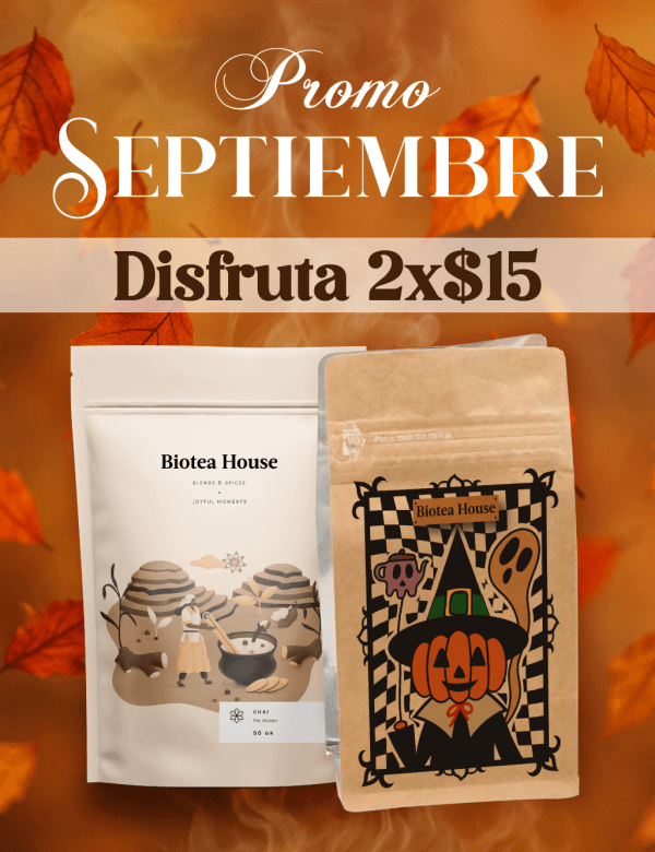 Promo Tés Septiembre x 2