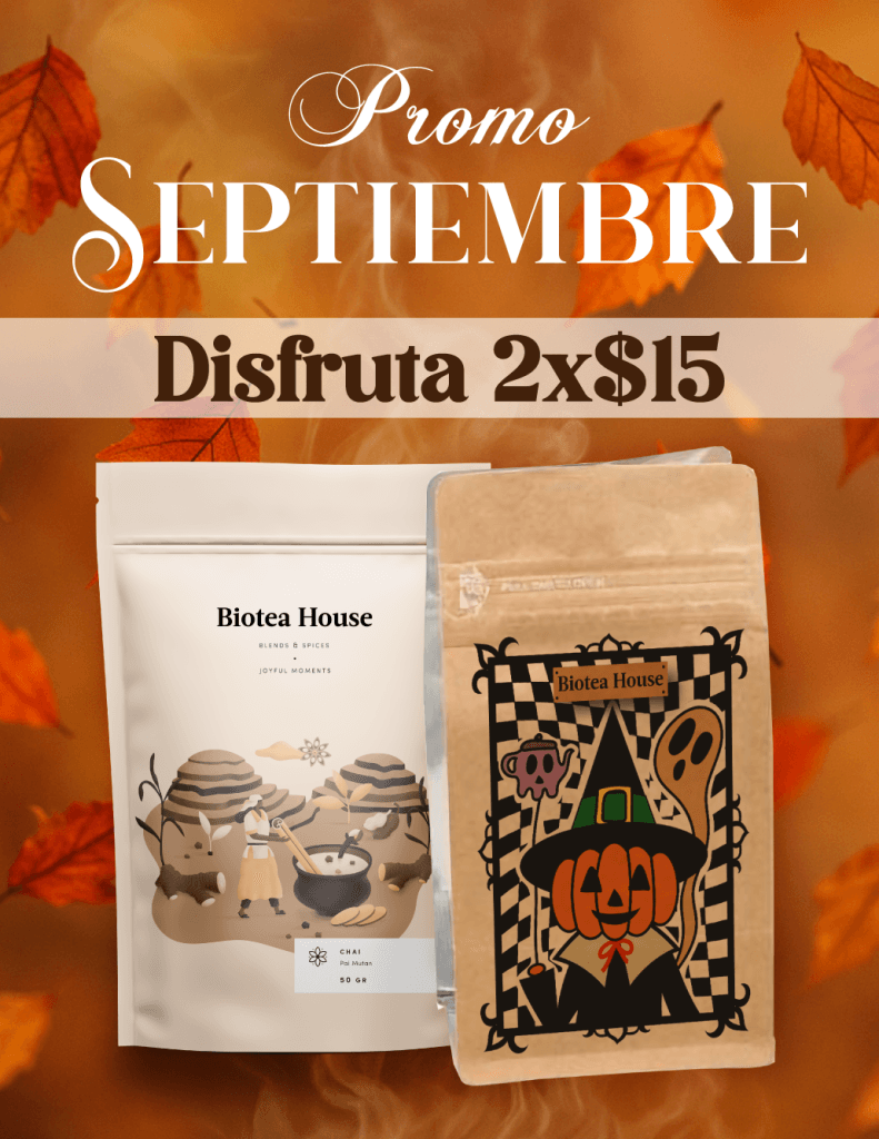 Promo Tés Septiembre x 2