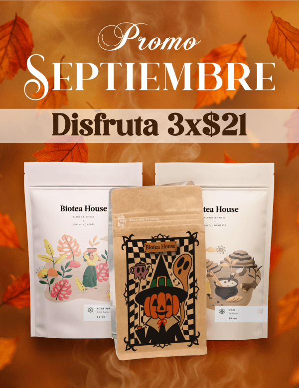 Promo Tés Septiembre x 3