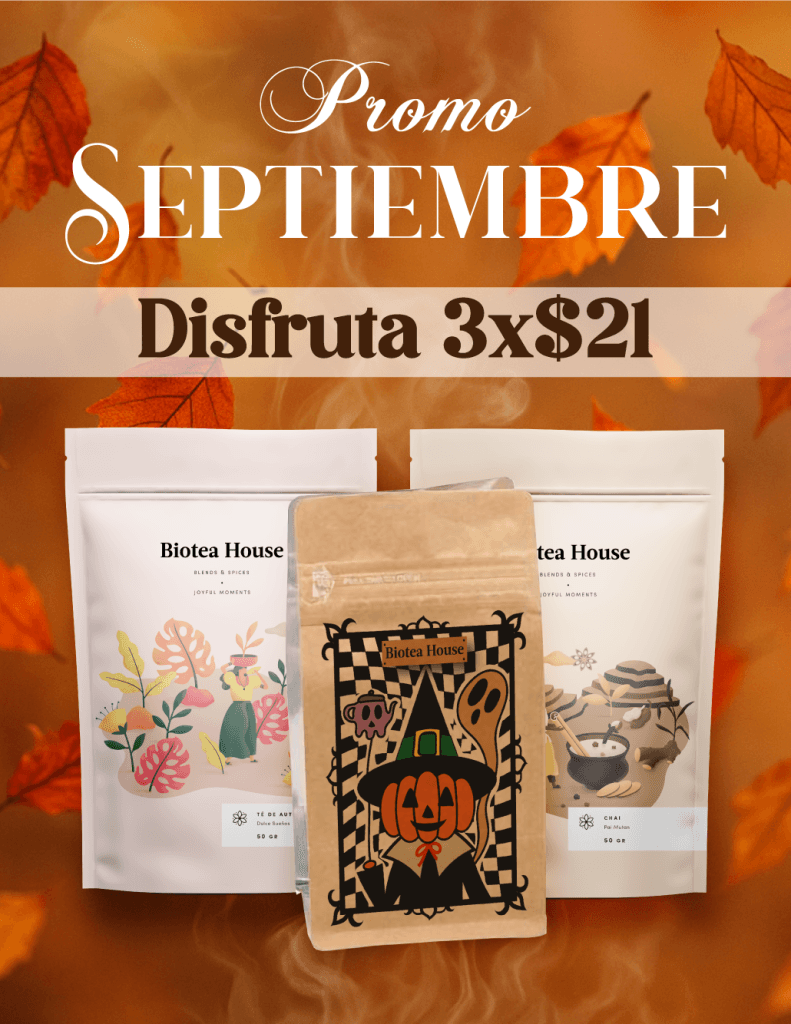 Promo Tés Septiembre x 3