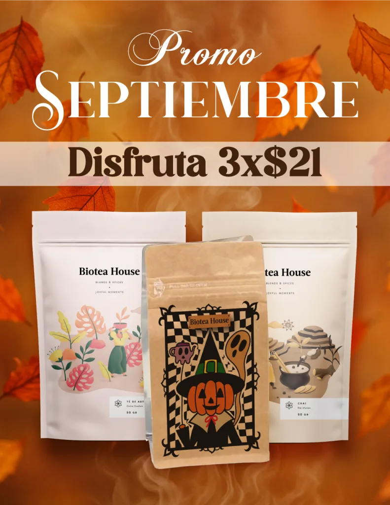 Promo Tés Septiembre x 3