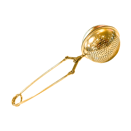 infusor dorado infusor de bola dorado