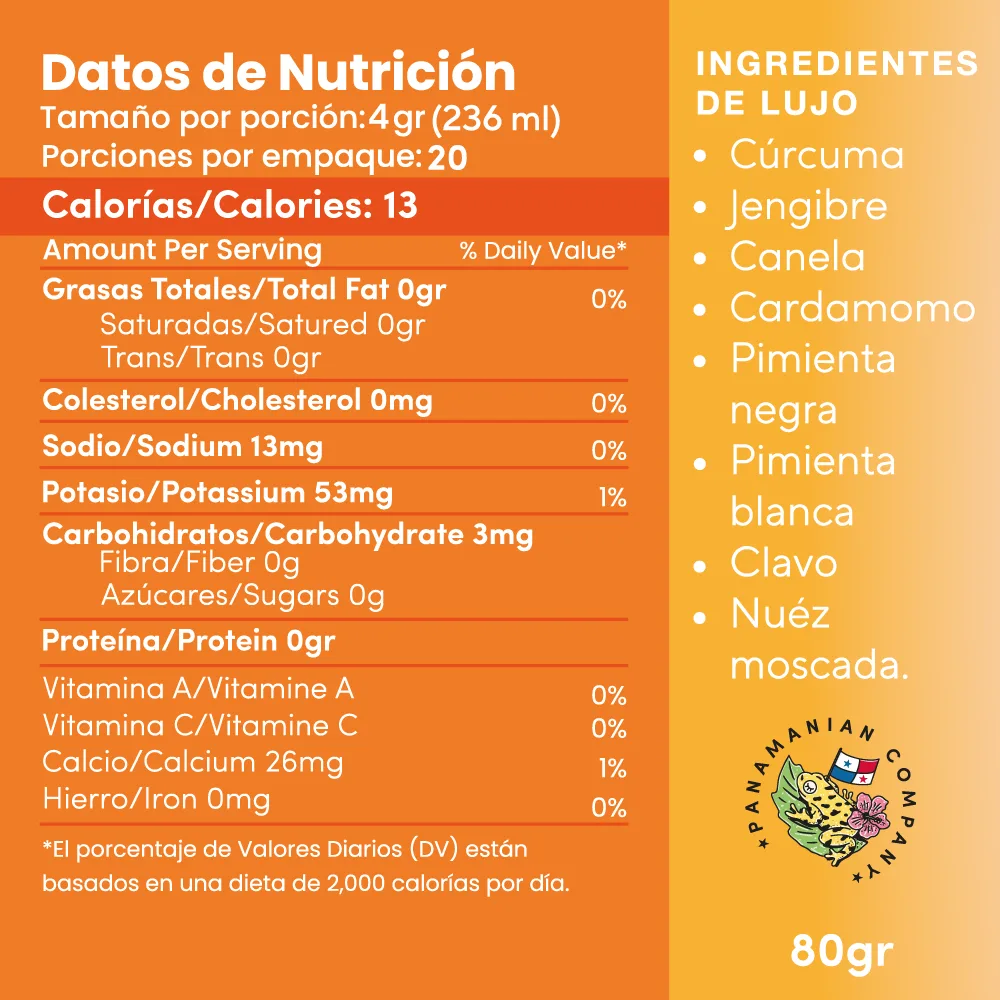 tabla golden turmeric