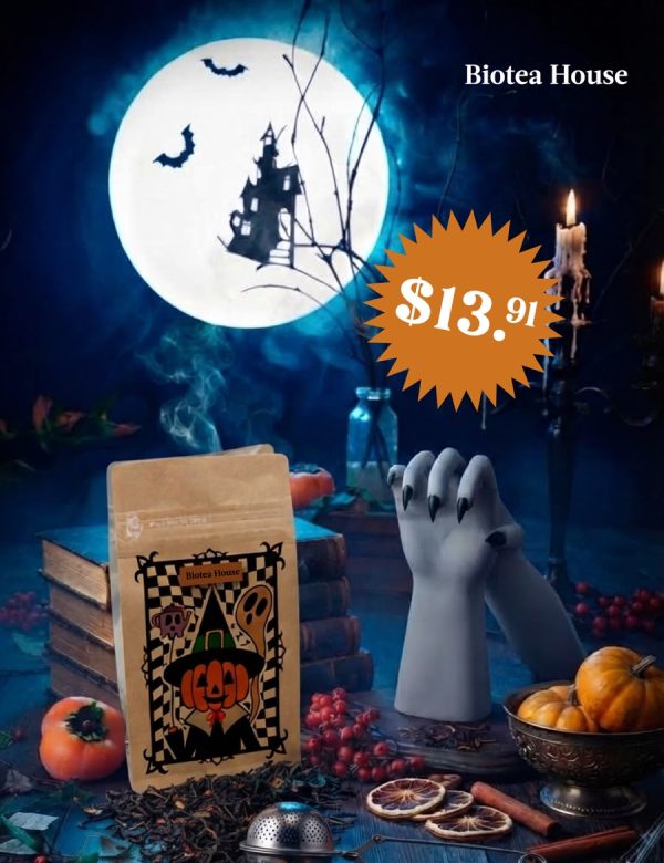 Combo Truco o Té: infusor de bola y una bolsa de té de 50 g